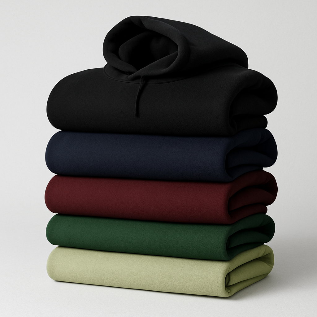 Kaspy Men’s Fleece Cotton Hoodie – Solid Colors