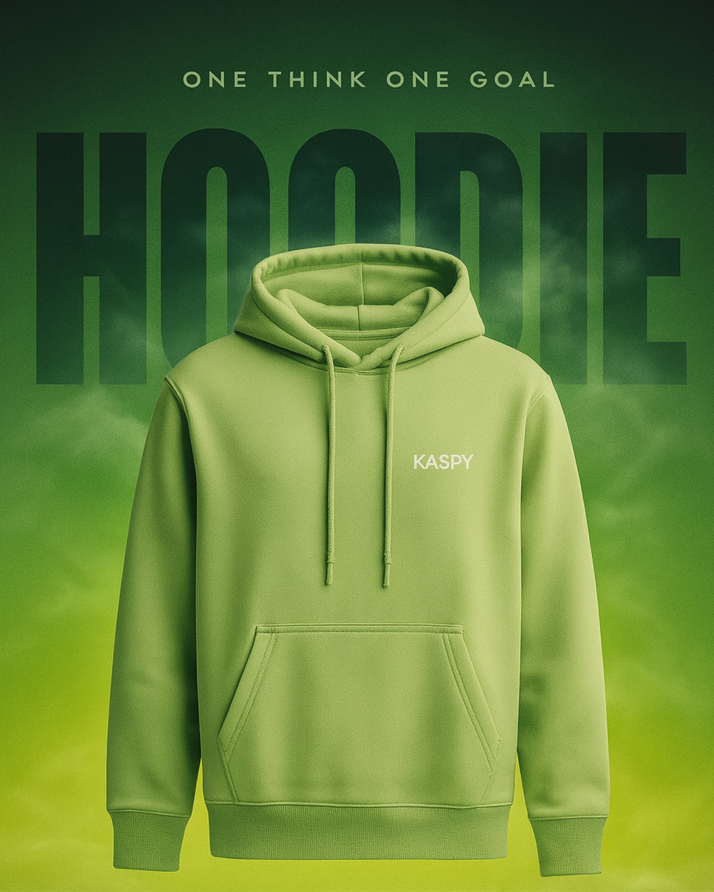 Kaspy Men’s Fleece Cotton Hoodie – Solid Colors