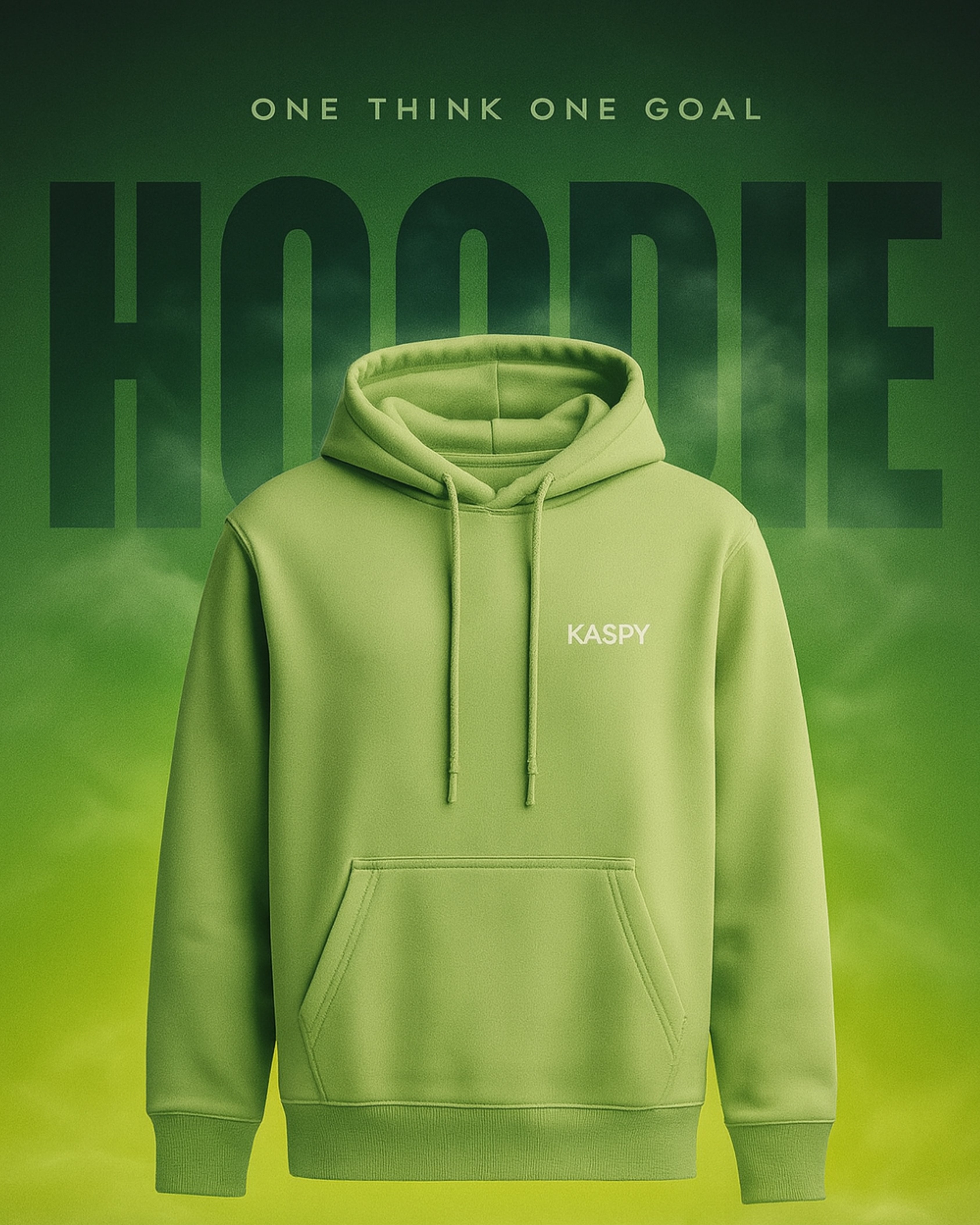 Kaspy Men’s Fleece Cotton Hoodie – Solid Colors