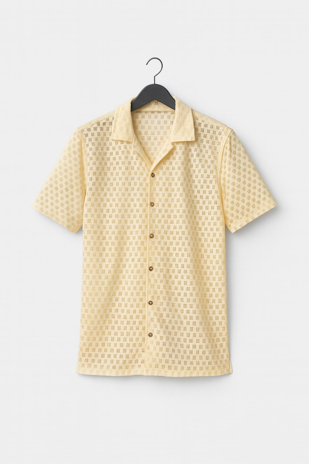 Kaspy Men’s Crochet Short-Sleeve Shirt | 6 Colours