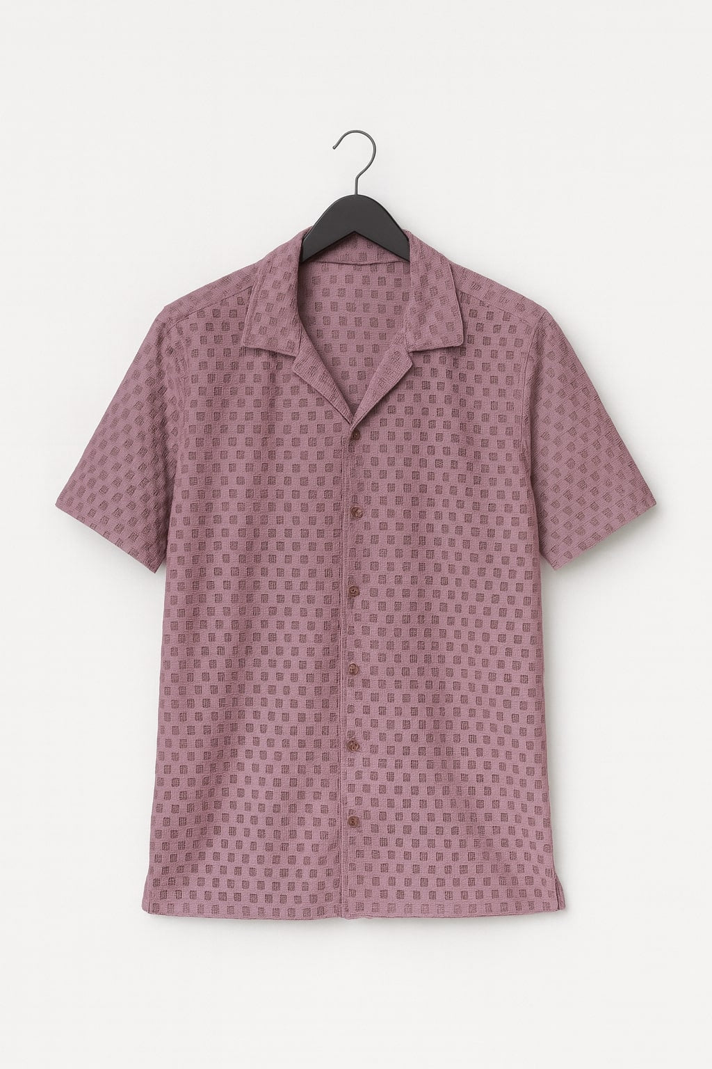 Kaspy Men’s Crochet Short-Sleeve Shirt | 6 Colours