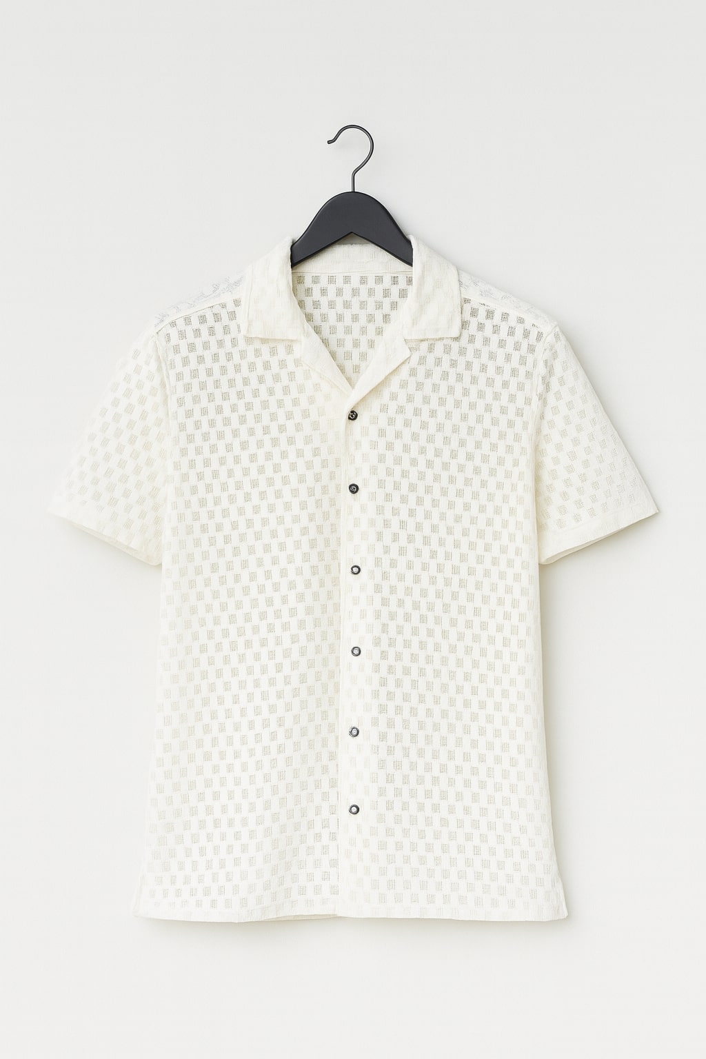 Kaspy Men’s Crochet Short-Sleeve Shirt | 6 Colours