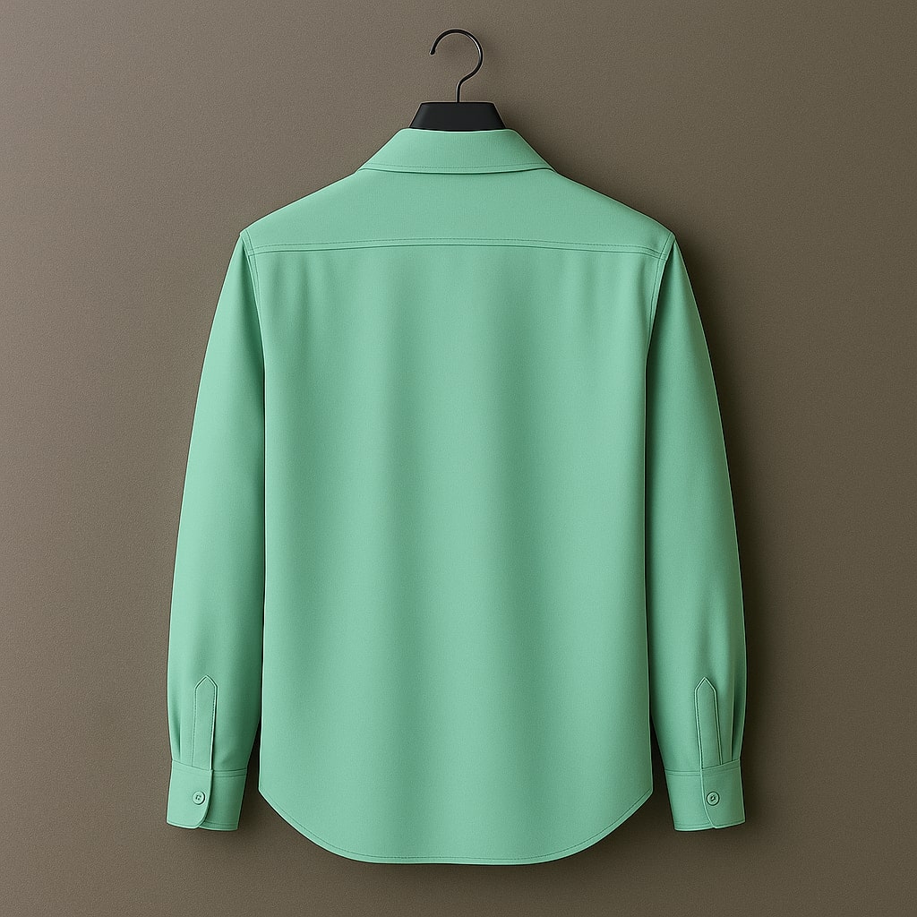 Kaspy Men’s Full Button Solid Shirt