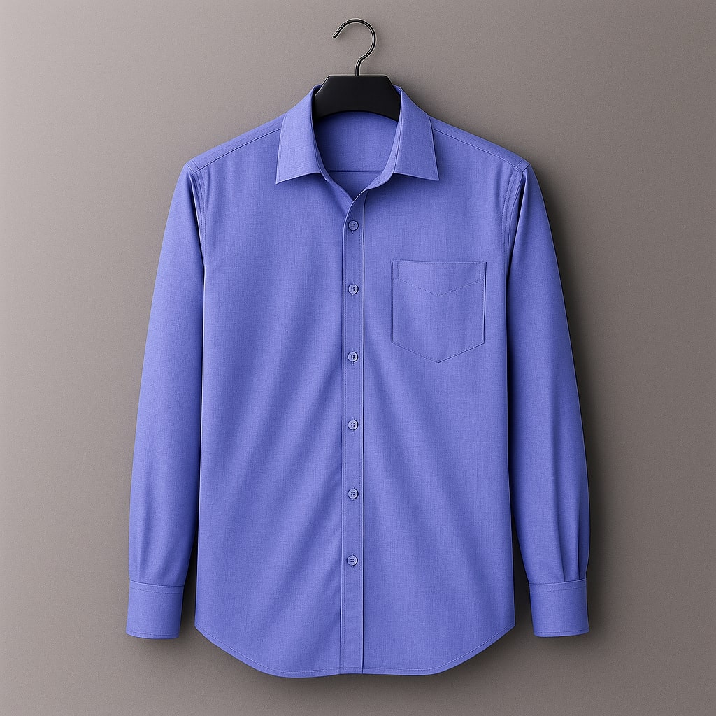 Kaspy Men’s Full Button Solid Shirt