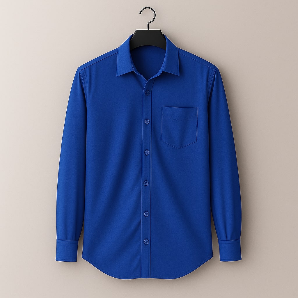 Kaspy Men’s Full Button Solid Shirt