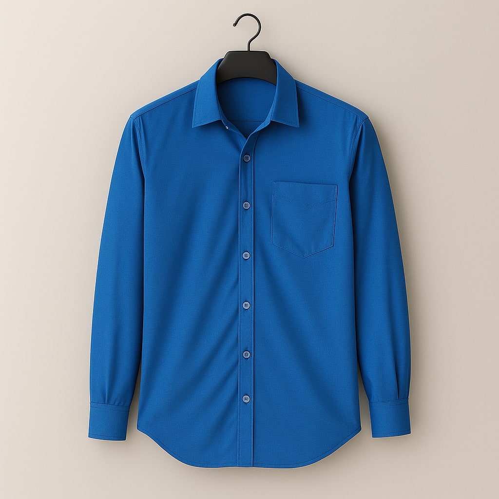 Kaspy Men’s Full Button Solid Shirt