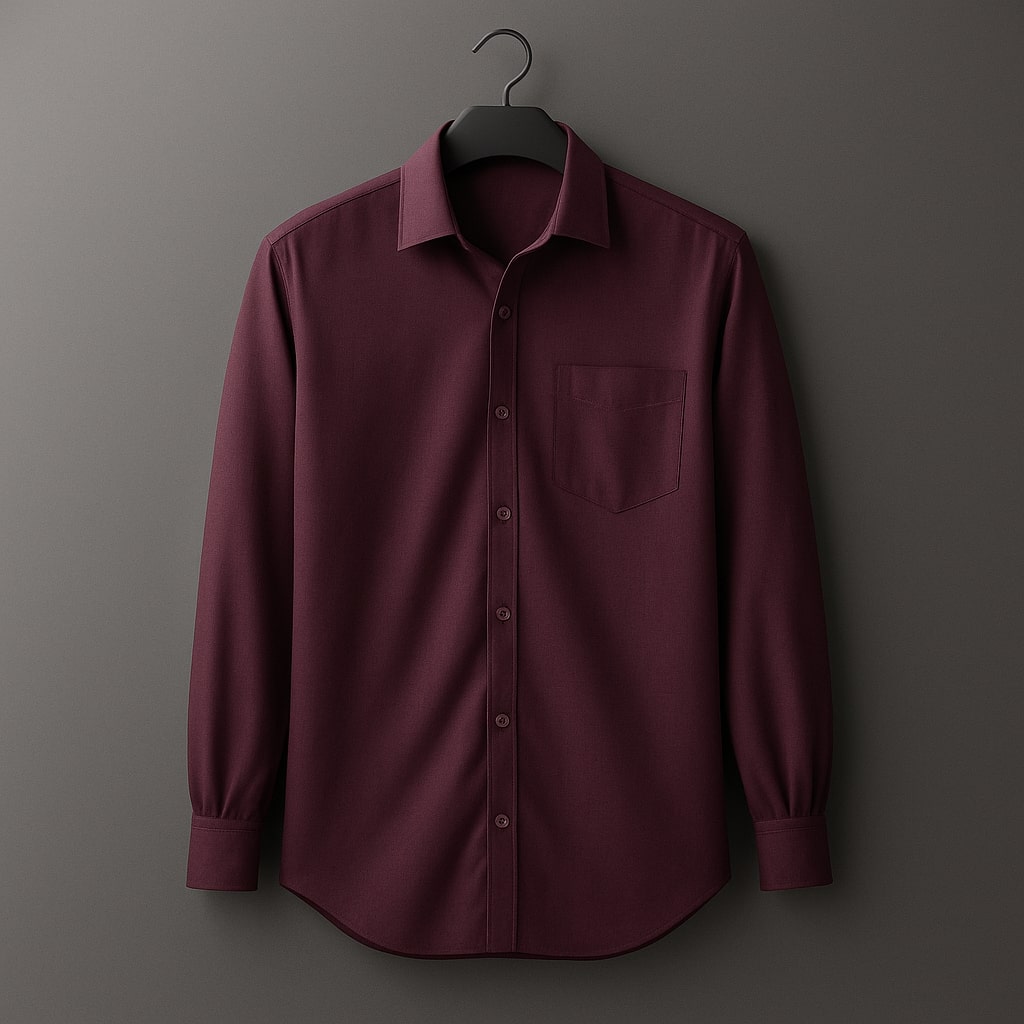 Kaspy Men’s Full Button Solid Shirt