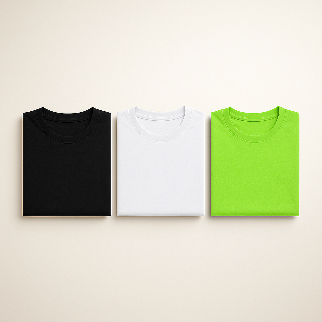 Kaspy 3-Pack Drifit T-Shirts | Quick Dry Assorted Colors