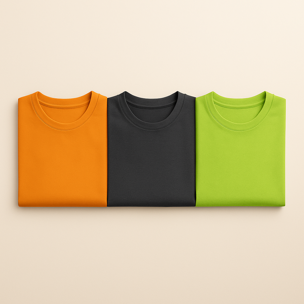 Kaspy 3-Pack Drifit T-Shirts | Quick Dry Assorted Colors