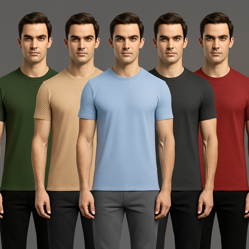 Kaspy 4-Pack Drifit T-Shirts | Quick Dry Assorted Colors