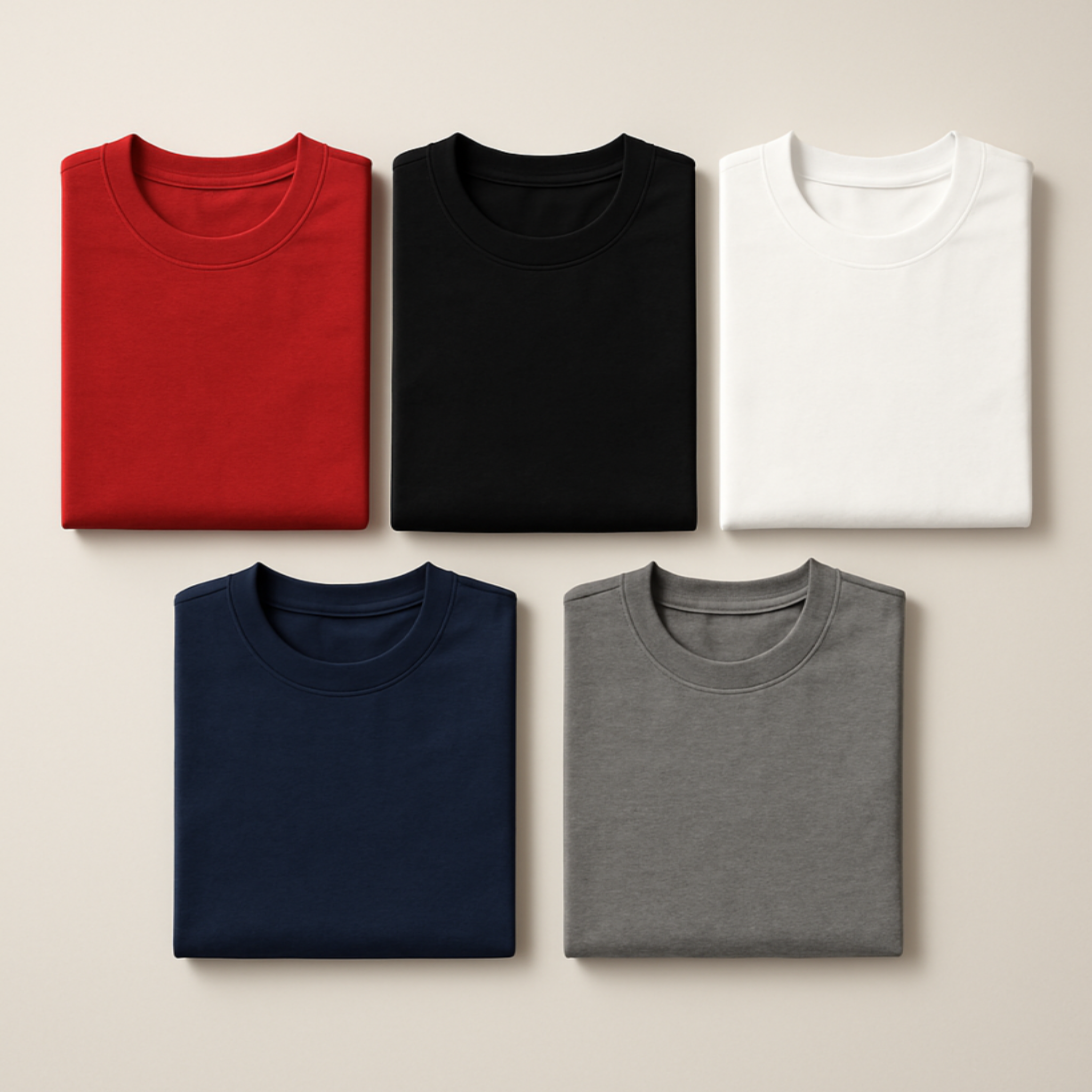 Kaspy 5-Pack Drifit T-Shirts | Quick Dry Assorted Colors
