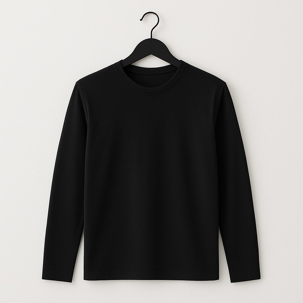 KASPY Men’s Solid Full Sleeve Polyester T-Shirt| Soft Dri-Fit Fabric