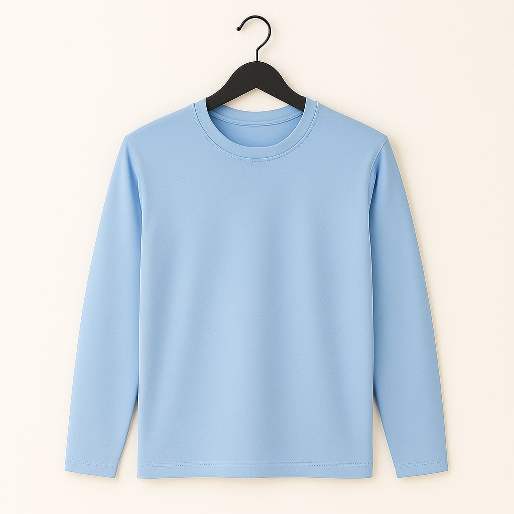 KASPY Men’s Solid Full Sleeve Polyester T-Shirt| Soft Dri-Fit Fabric