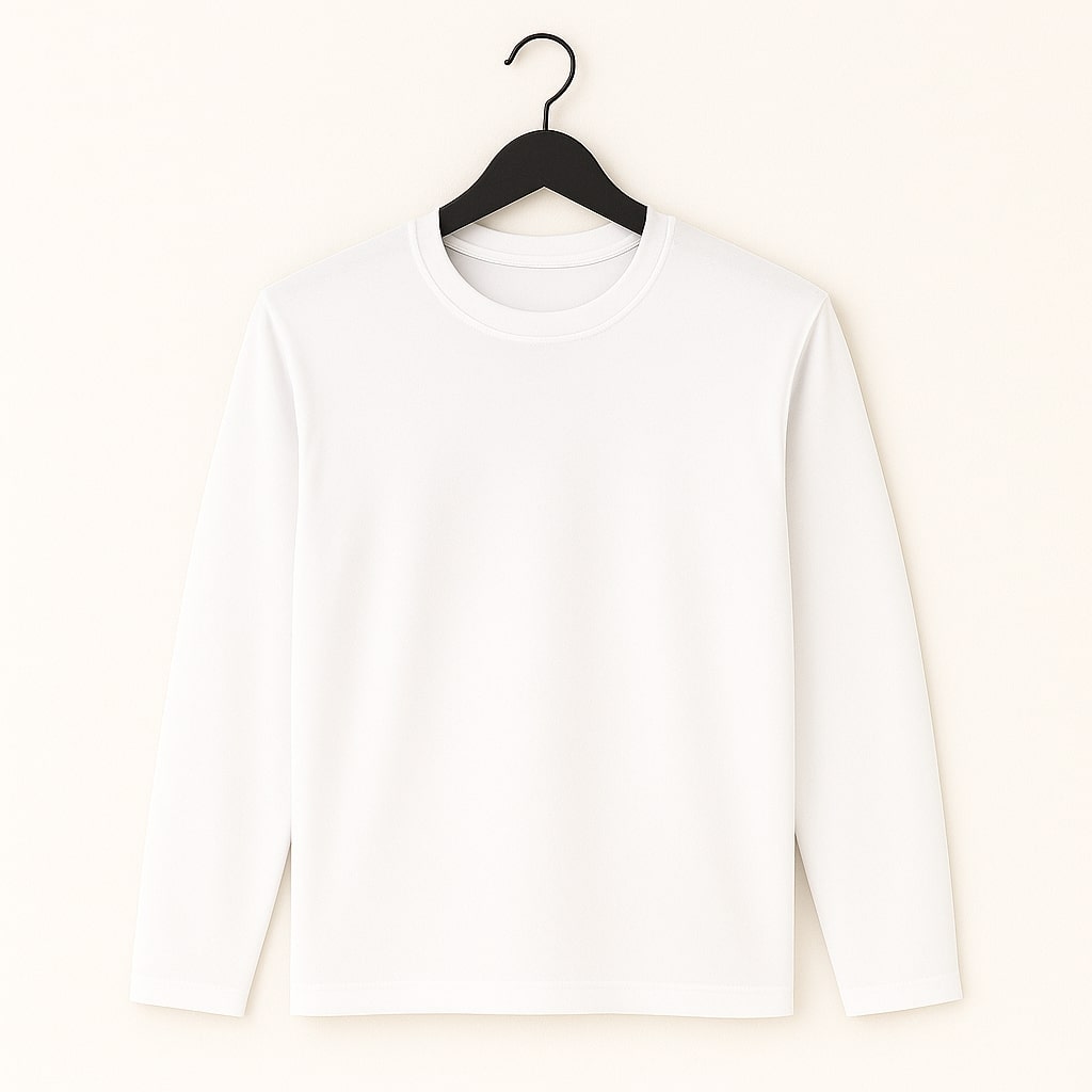 KASPY Men’s Solid Full Sleeve Polyester T-Shirt| Soft Dri-Fit Fabric