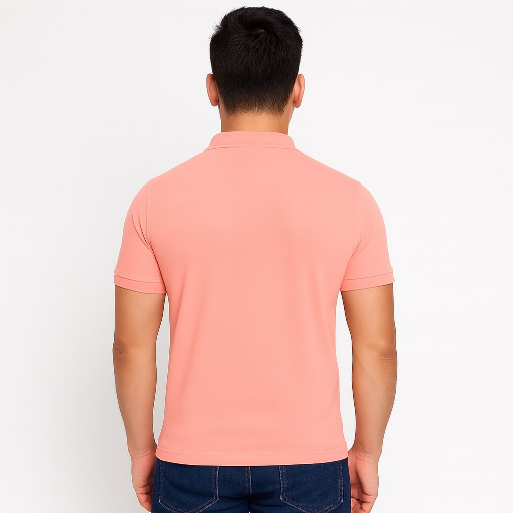 Kaspy Mens Polo T-Shirt – Premium Polyester Knit, Half Sleeve