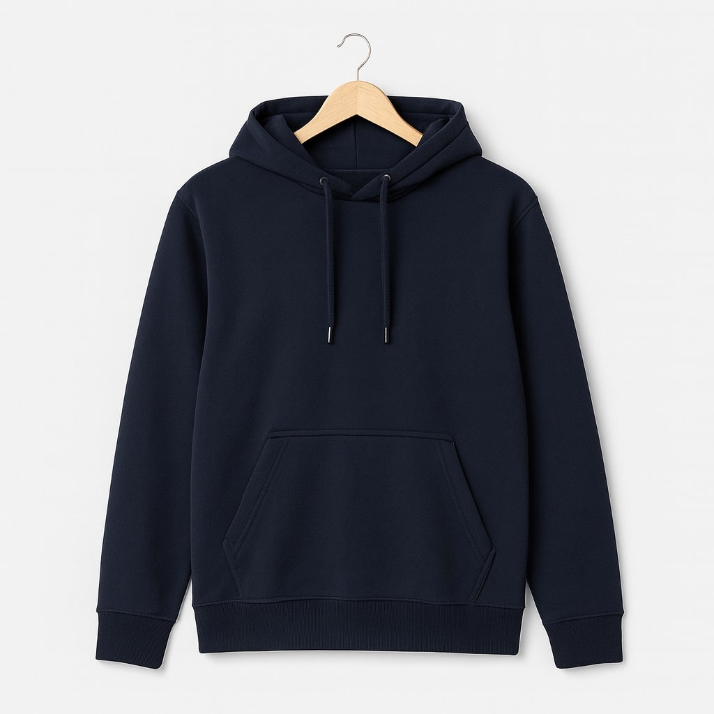 Kaspy Men’s Fleece Cotton Hoodie – Solid Colors